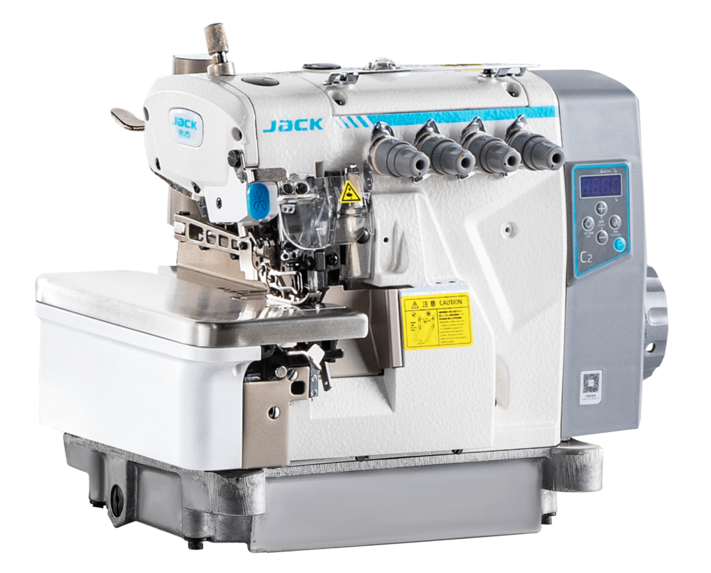 JACK C2 Overlock With Automatic Chain Cutter Sewing Machine Complete Set - Balaji Sewing Machines