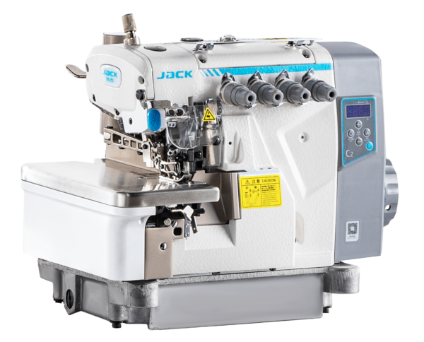 JACK C2 Overlock With Automatic Chain Cutter Sewing Machine Complete Set - Balaji Sewing Machines