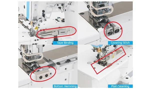 BUY JACK W4D High Speed Computerized Interlock Sewing machine - Balaji Sewing Machine