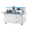 Industrial sewing machine JACK J6 creating precise pocket welting with laser technology